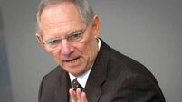 Wolfgang Schaeuble plays down debt relief in Greece talks
