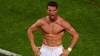 VIDEO: Ronaldo takes the ice bucket challenge... in nothing but his teeny tiny underpants