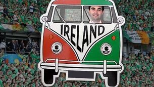 Our man in the van: Irish fans find forgiveness for Henry’s handball