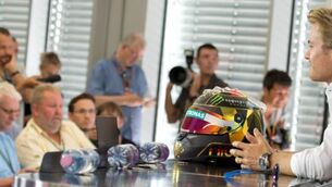 Fifa blocks Rosberg&rsquo;s use of World Cup image on helmet