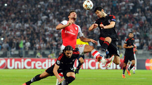 Wenger rages at Ramsey red as Gunners dig out goal-less draw