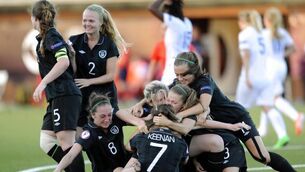 Irish &lsquo;History Girls&rsquo; stun England