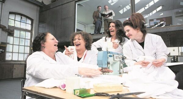 The cast of ‘The Factory Girls’, running at the Everyman, Cork.