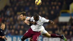 Veteran Cole adds spark for Villa