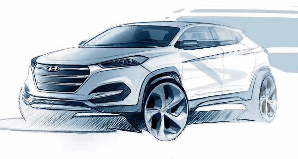 First glimpse of new Hyundai Tucson