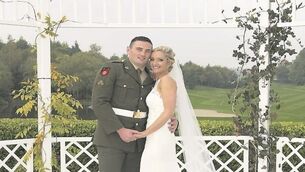 PICS: Call of duty as soldier weds girl of his dreams