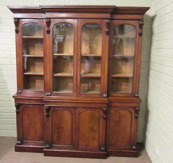 One of the highlights at the auction next weekend is this four-door Victorian breakfront bookcase which is expected to fetch €3,000-€4,000.