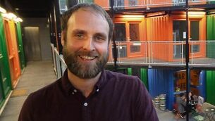 All hands on deck as pub opens in shipping container