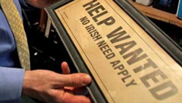 Paper offers proof of ‘No Irish need apply’ ads