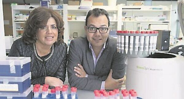 Myriam Cronin, Gateway UCC centre manager, and Richard Fernandez, CEO Luxcel Biosciences. Myriam Cronin, Gateway UCC centre manager, and Richard Fernandez, CEO Luxcel Biosciences.