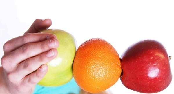 Apples and oranges are equal but not the same