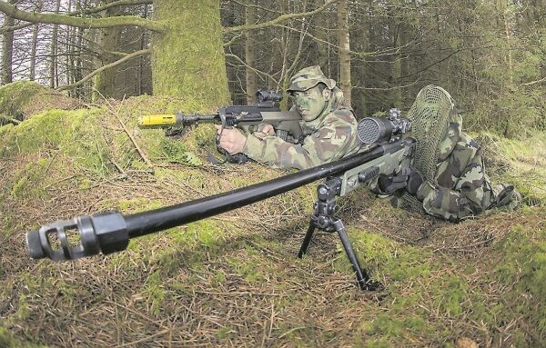 A sniper and spotter detachment. The training operation, codenamed Terra Nova, around Lynch Camp at Kilworth and the Ballyhoura Mountains was run as a ‘national certification exercise’ where independent instructors assessed the training conducted by troops to date