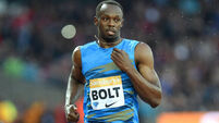 Usain Bolt back with a bang in London