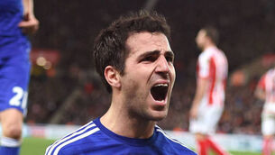 Continue to dream, Fabregas tells Chelsea fans