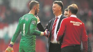 David De Gea is staying put, says Louis van Gaal