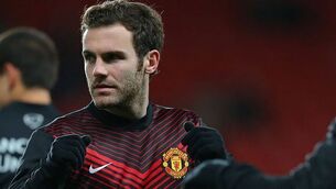 Champions League makes difficult viewing for Juan Mata