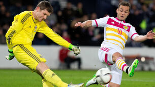 Christophe Berra&rsquo;s late header proves a winner for Scotland