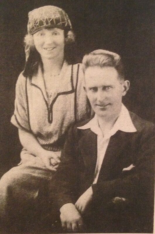 Kathleen O’Brien in an engagement photo with Tim Daly, who she married in 1924.