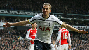 Harry Kane brace helps Spurs claim derby win over Arsenal