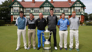 Irish eyes are smiling as five home stars named on Walker Cup 2015 team