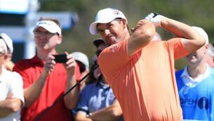Pádraig Harrington goes on roller coaster round on welcome return to Augusta