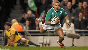 Utility man Simon Zebo ready for the call