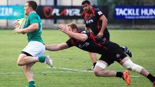 Billy Holland scare mars Irish win