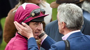 Inspirational Russell rides to the rescue on Rivage