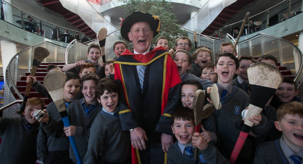 Cody accepts honorary DCU doctorate