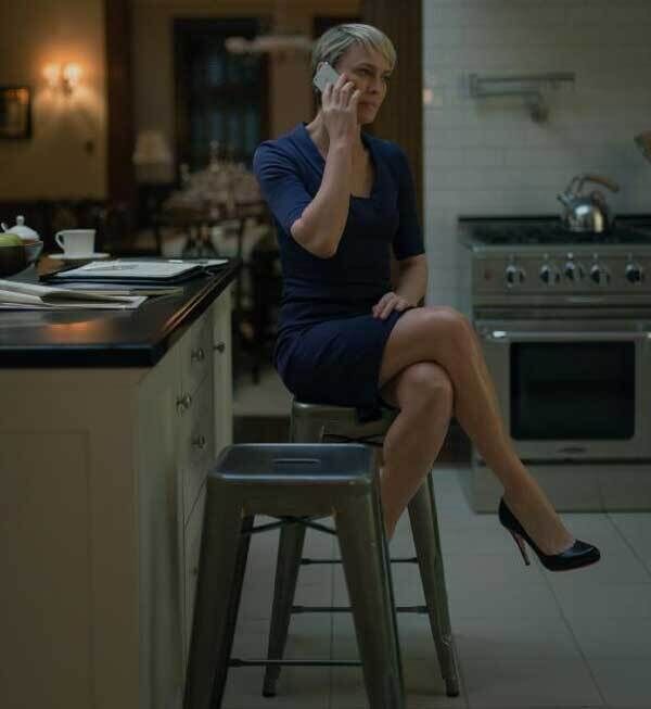 claire underwood blue dress Light Blue Floral Maxi Dress - All Dresses