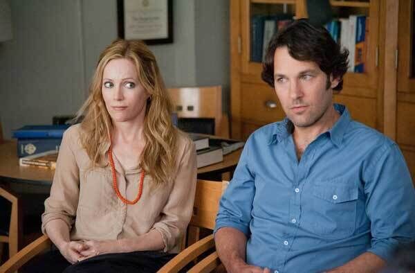 WORKING IT OUT: Leslie Mann and Paul Rudd, as a couple beset by financial and marital worries, in the 2012 movie, This is 40.