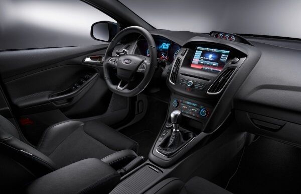 Interior of the very impressive Ford Focus RS