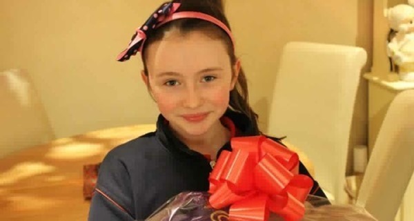 Is this the bravest and most thoughtful little girl in Ireland?