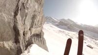This hair-raising POV ski video is amazing