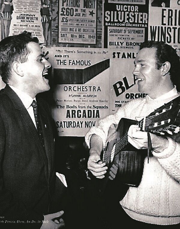 Ó Sé with Liam Clancy at a Saturday night dance at the Arcadia Ballroom in Cork in1962 Ó Sé with Liam Clancy at a Saturday night dance at the Arcadia Ballroom in Cork in1962