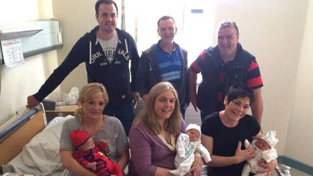 Three Mayo sisters all give birth on the same day, and fourth sister due soon