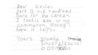 READ: West Cork charity thank child for generous donation and adorable letter
