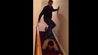 VIDEO: Some Irish lads have invented a painful-looking &rsquo;sport&rsquo; called Stair Surfing