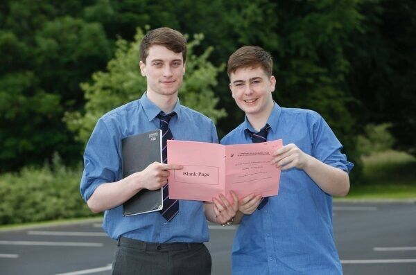 Leaving Certificate students Gavin McNamara and Cian Collins of St Munchin’s College