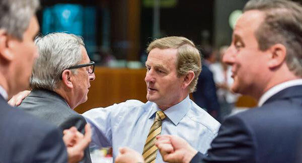 Enda Kenny with Jean-Claude Juncker Enda Kenny with Jean-Claude Juncker