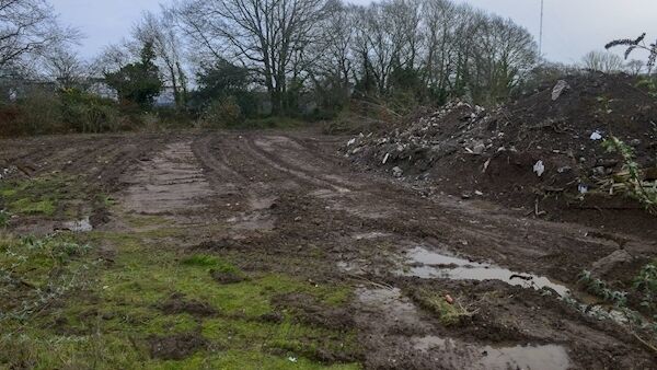 The Bessborough site after groundworks
