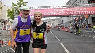 WATCH: Sliotar solo and 80s duo among race stars at Irish Examiner Cork City Marathon