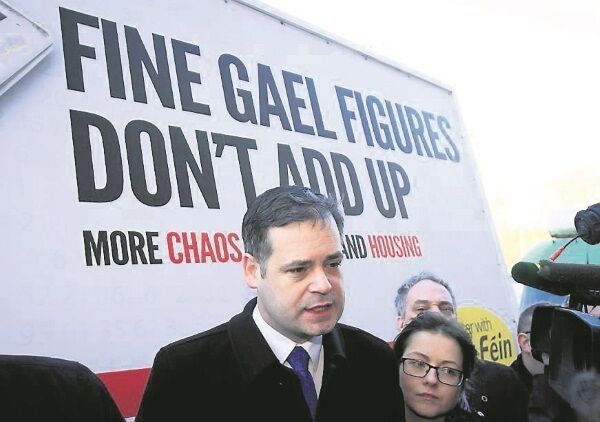 Sinn Fein’s finance spokesman, Pearse Doherty Sinn Fein’s finance spokesman, Pearse Doherty