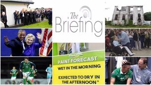 Catch-up with what you've missed today with our evening briefing