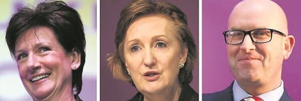 Diane James, Suzanne Evans, and Paul Nuttall are some of the possible contenders to replace Nigel Farage after he decided to step down as Ukip leader. Picture: PA
