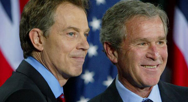 Tony Blair allied with George Bush months before war
