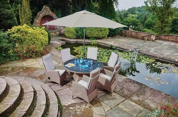 Casey Furniture are offering this Nantes 6 Seat Set on sale – it was €2149 and is now reduced to €1599 with free parasol.