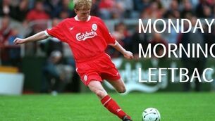 Which Premier League striker did Paul Merson compare to Radio Luxembourg?