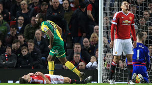 Manchester United v Norwich City- Barclays Premier League - Old Trafford