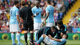 Manchester City boss Manuel Pellegrini in the dark on Sergio Aguero return